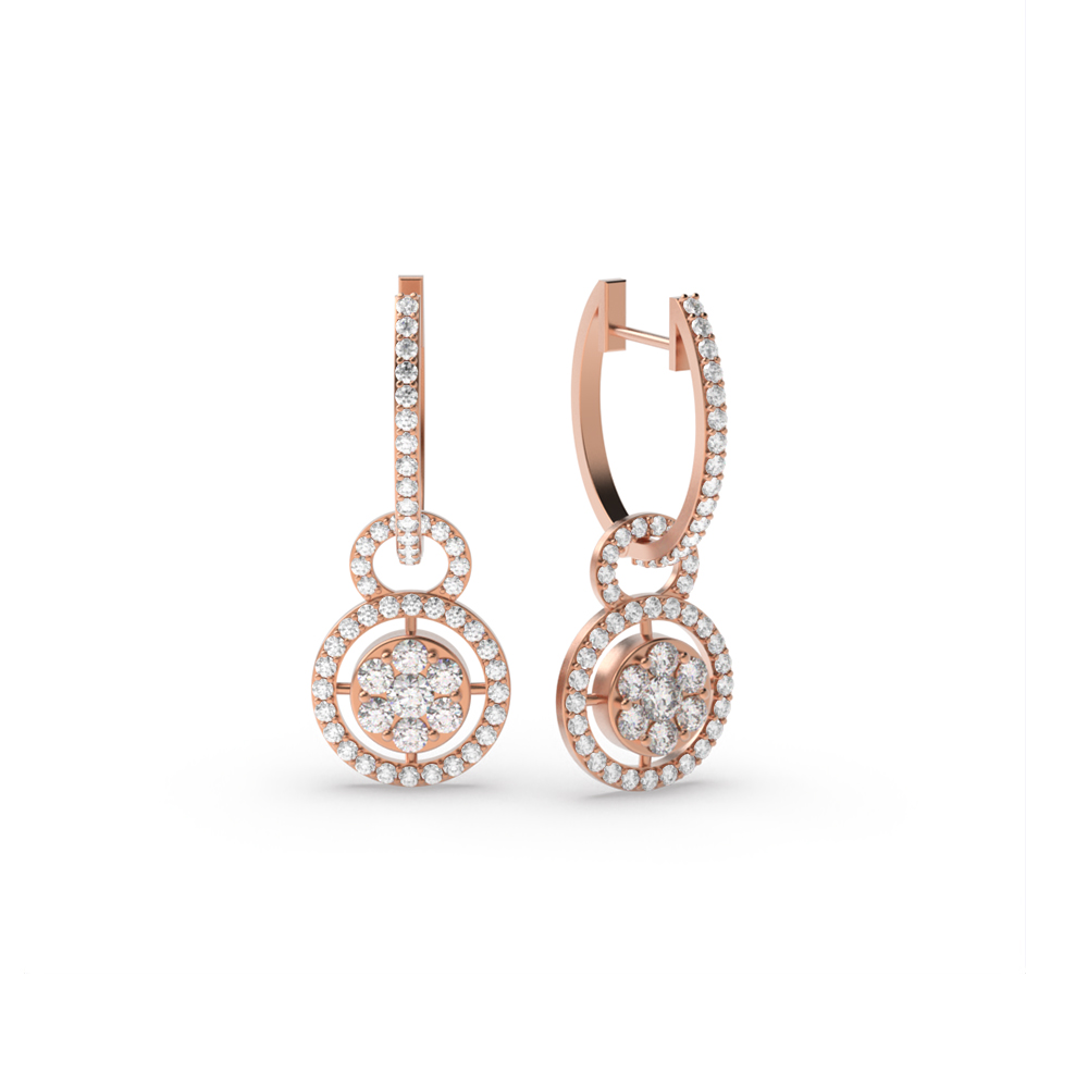 Rose Gold Dangles