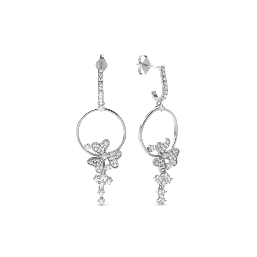 White Gold Dangles