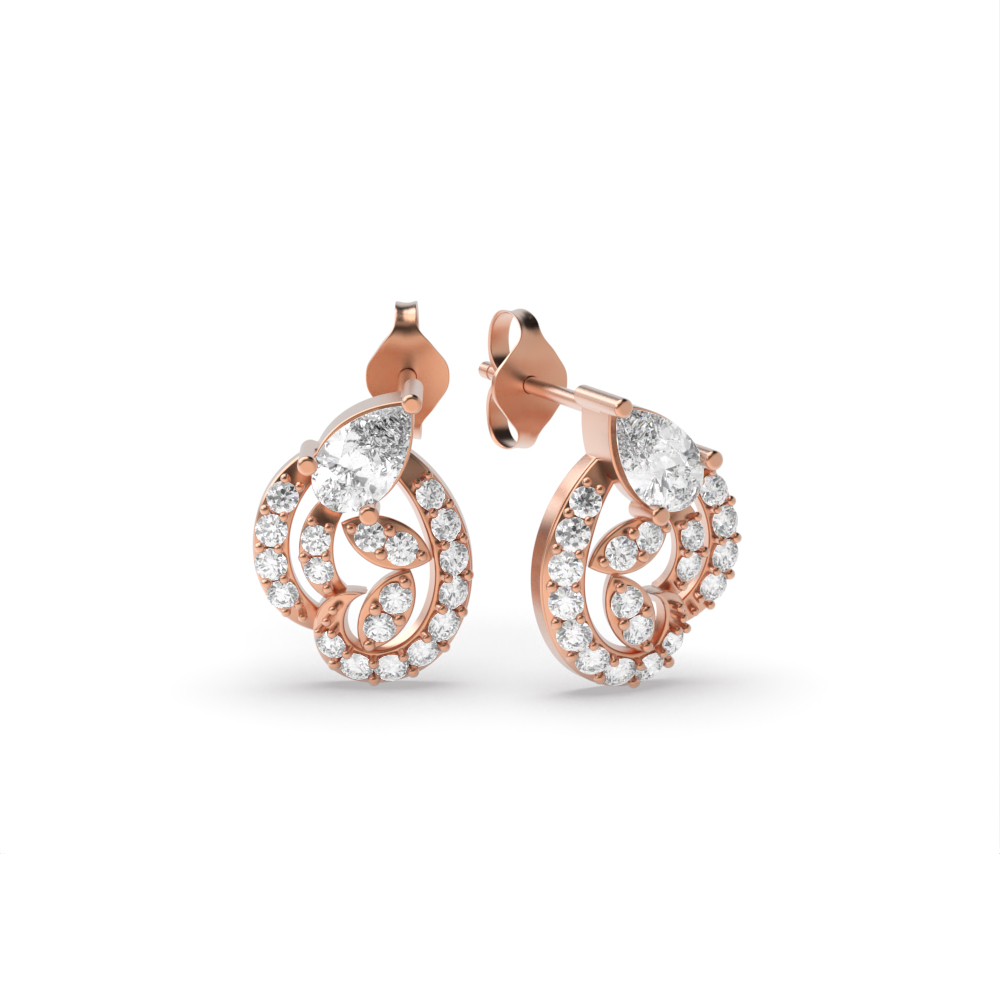 Rose Gold Dangles