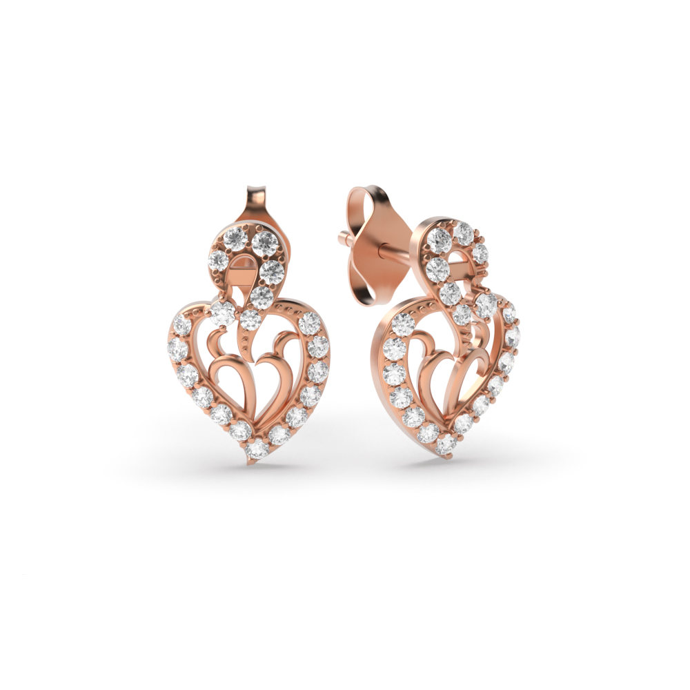 Rose Gold Dangles