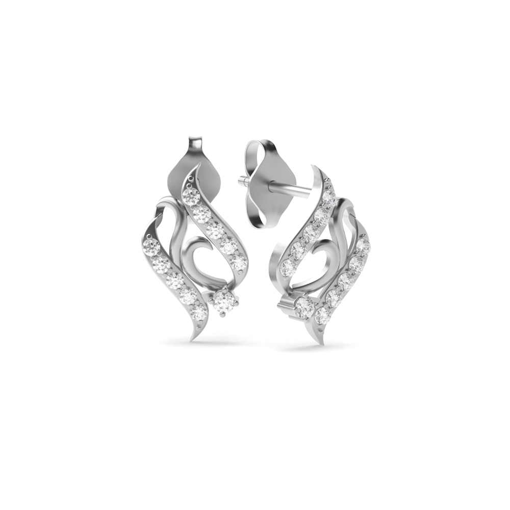 White Gold Dangles