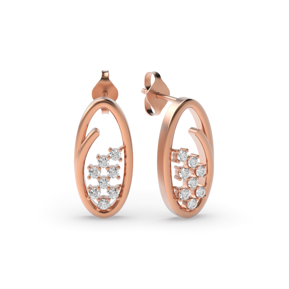 Rose Gold Jhumka