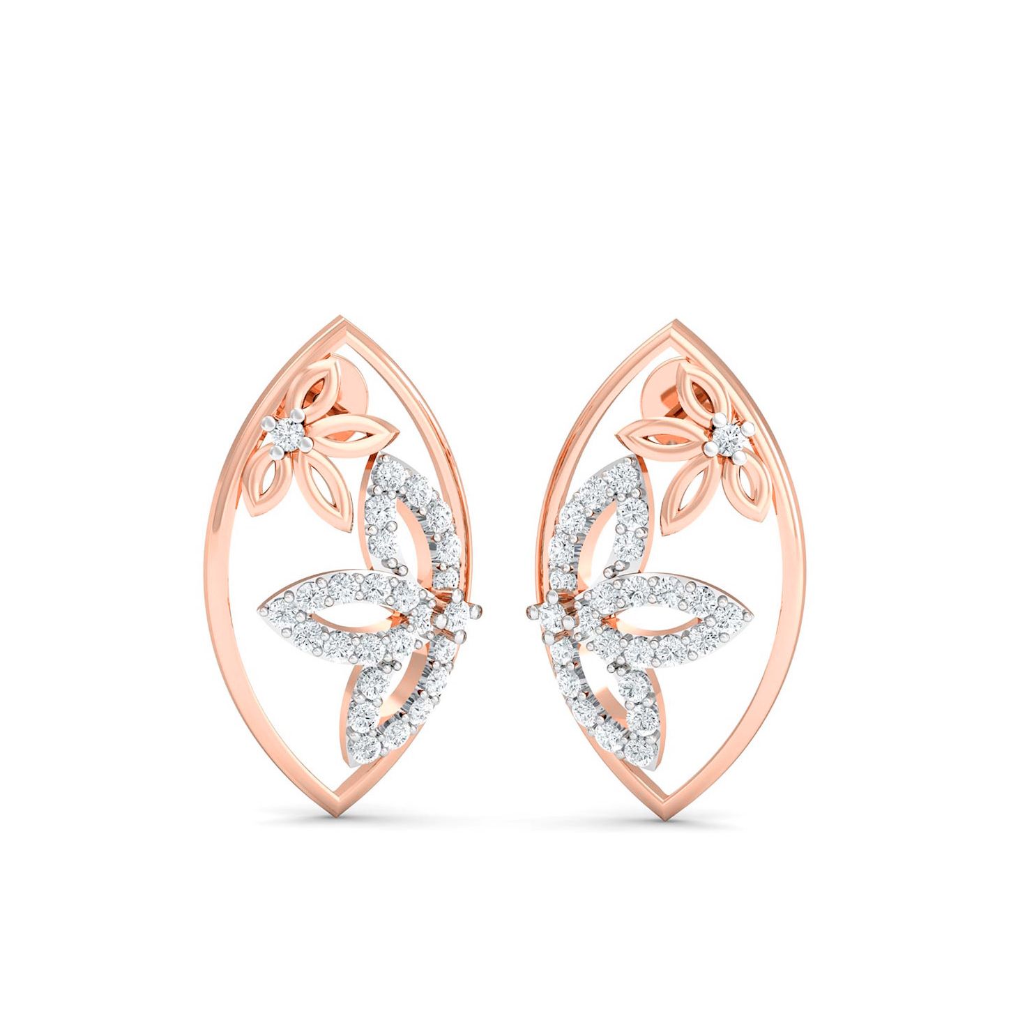 Rose Gold Jhumka