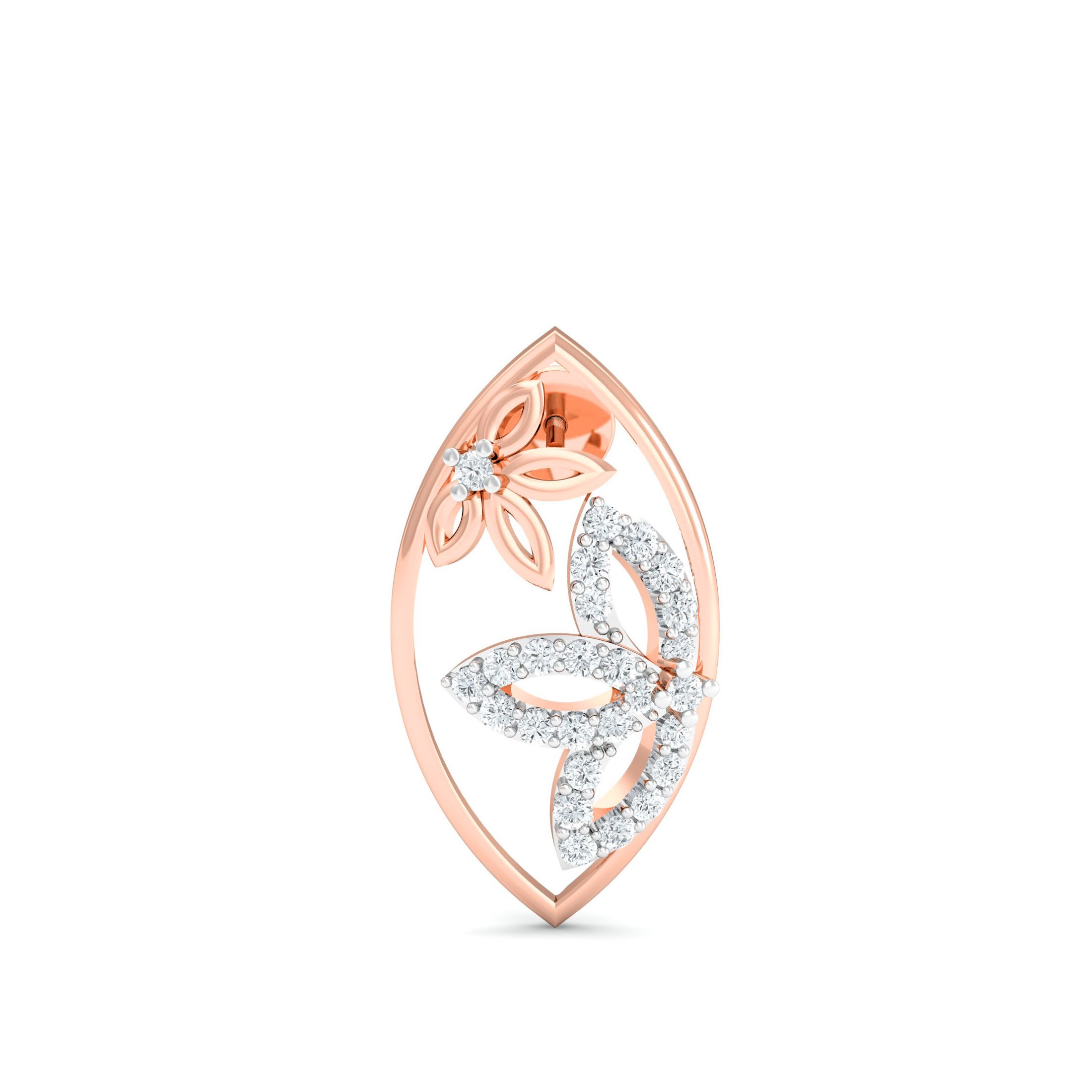 Rose Gold Jhumka