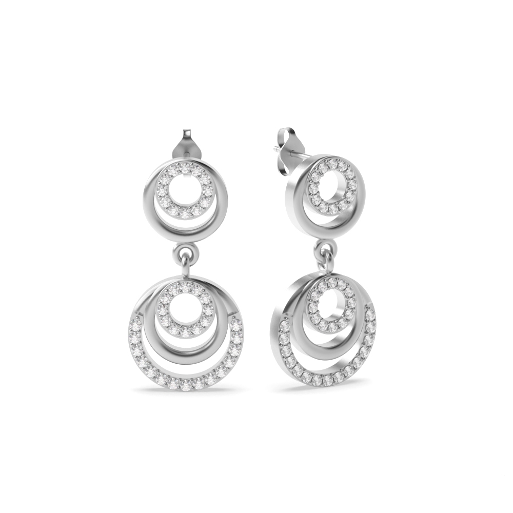 White Gold Dangles