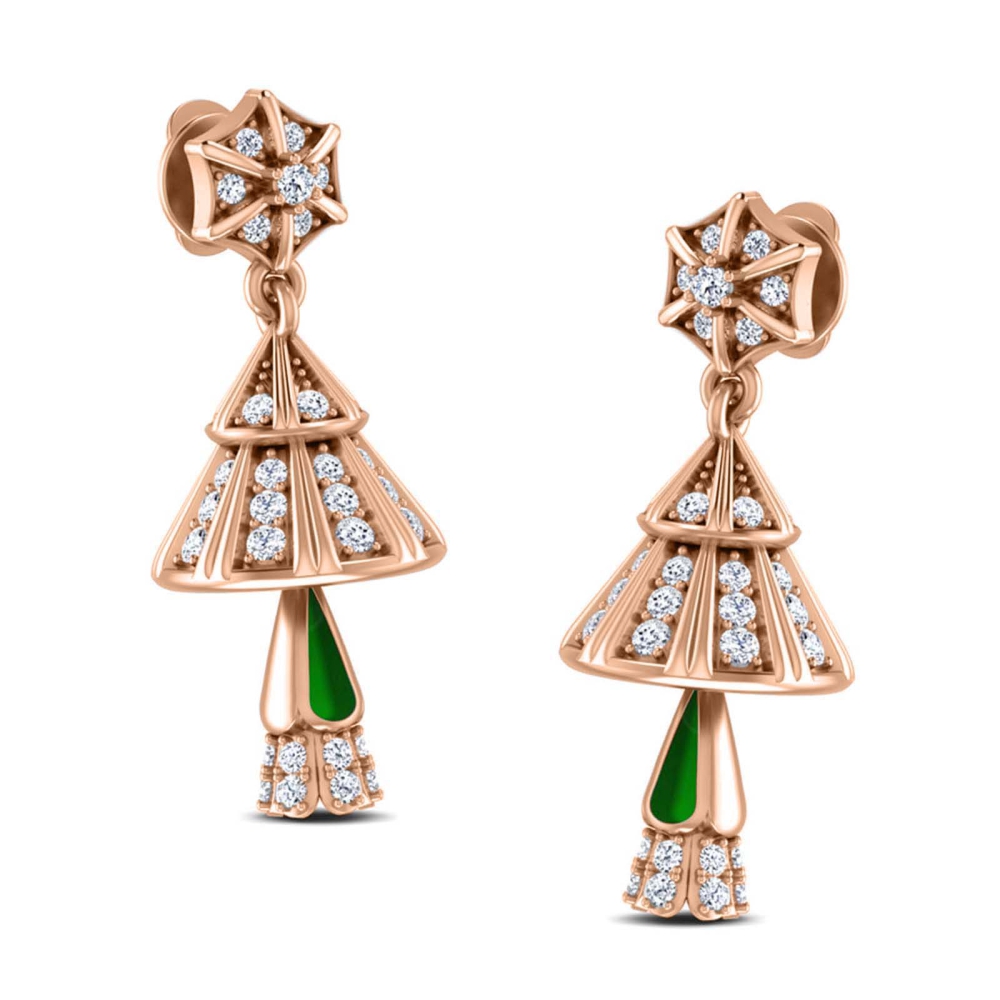 Rose Gold Jhumka