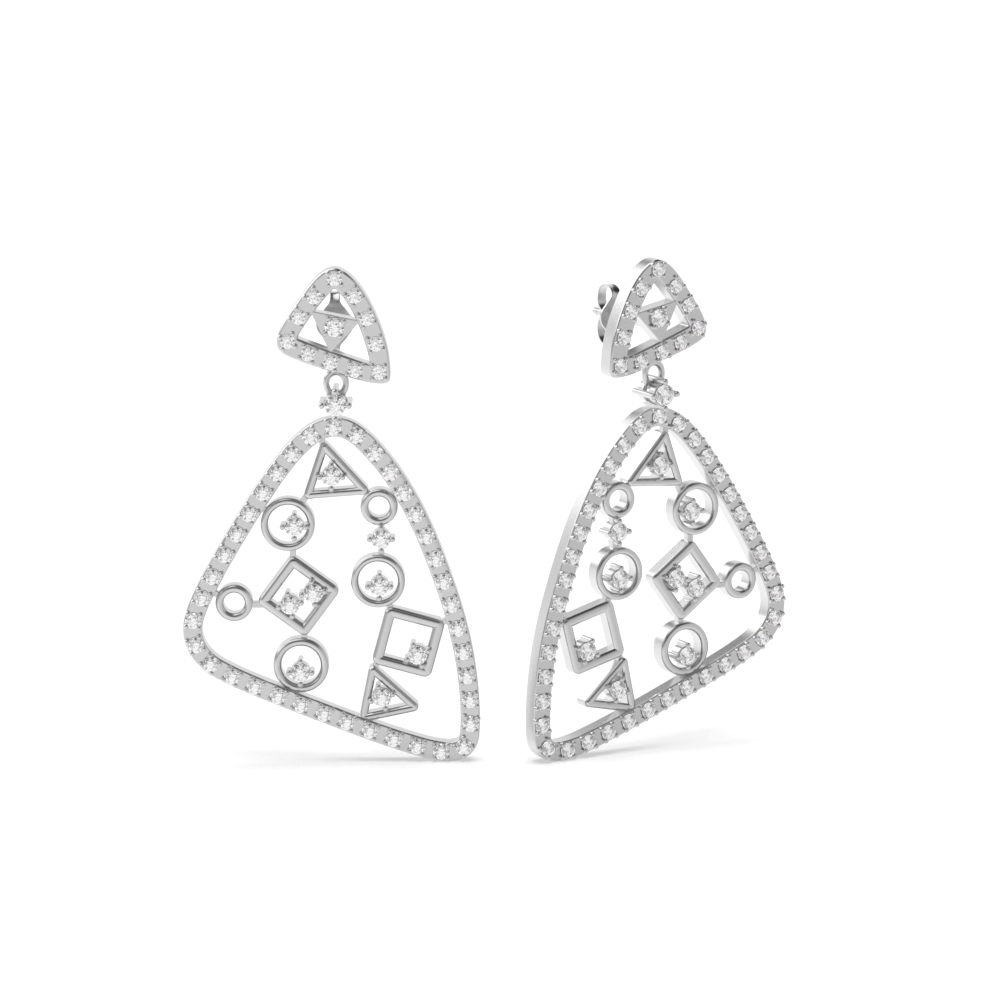 White Gold Dangles