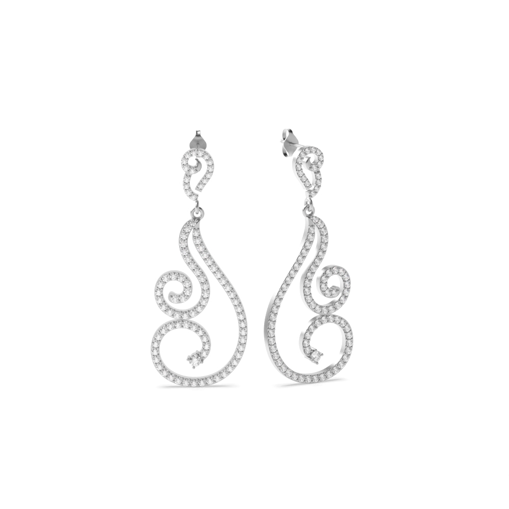 White Gold Dangles