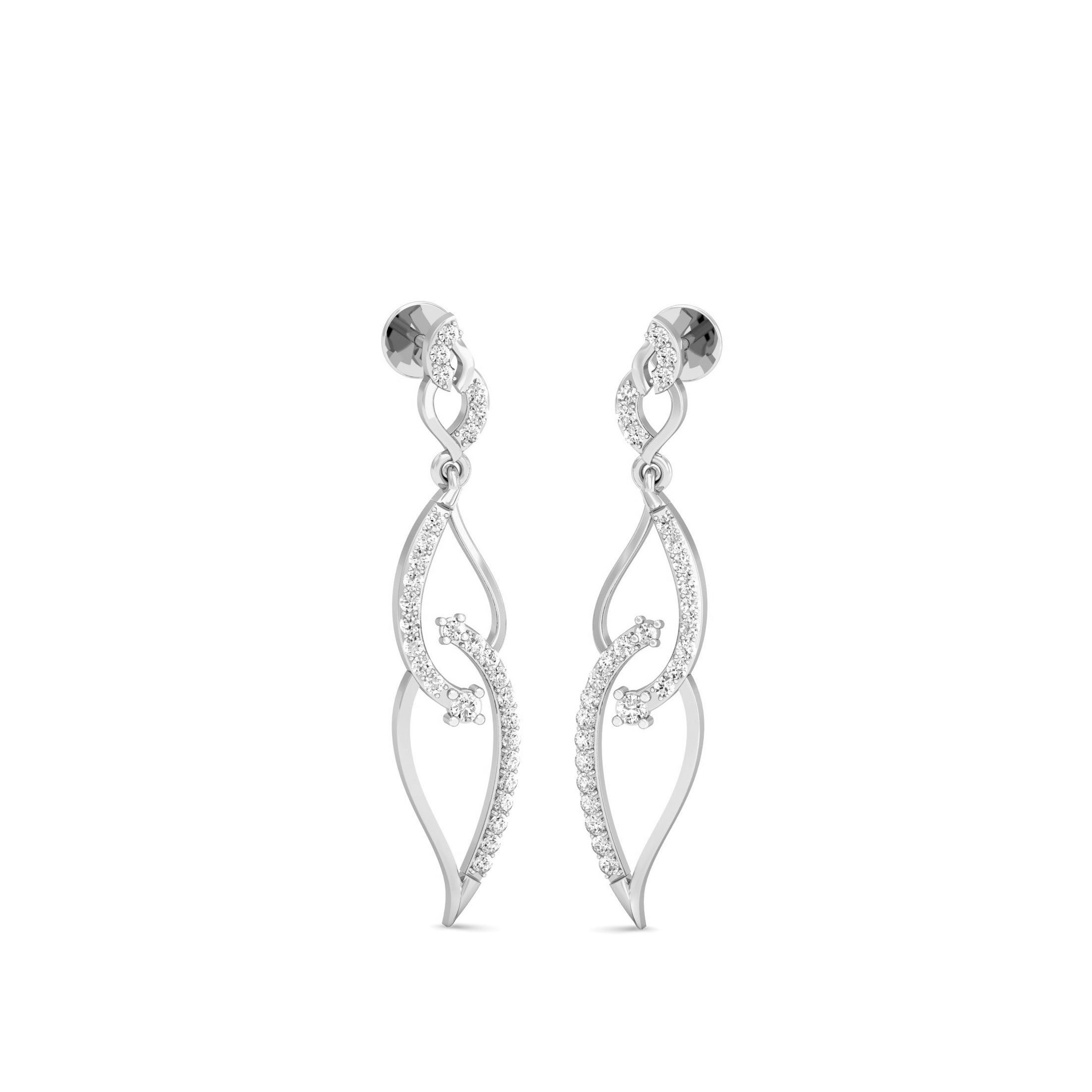White Gold Dangles