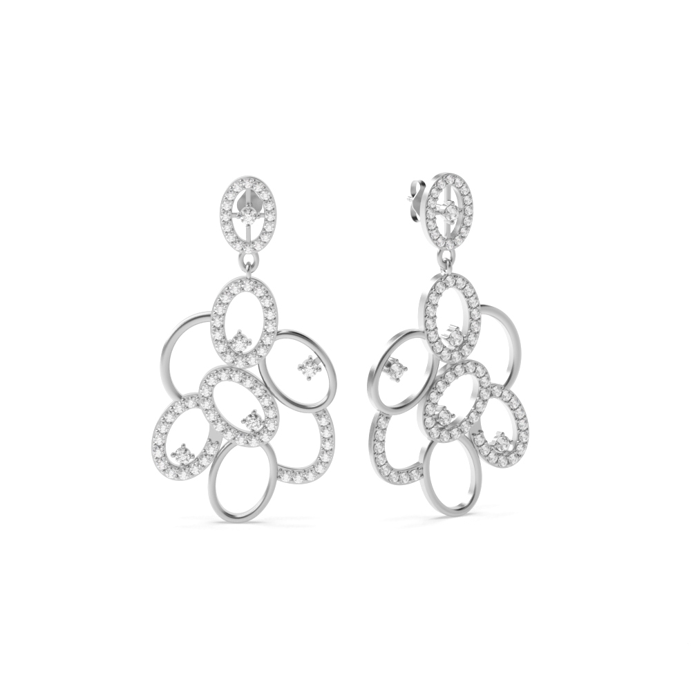 White Gold Dangles