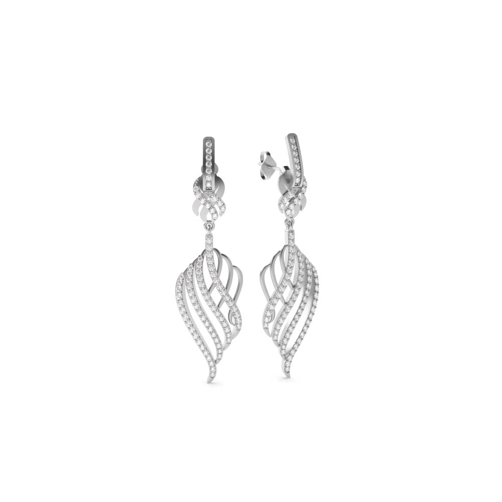 White Gold Dangles