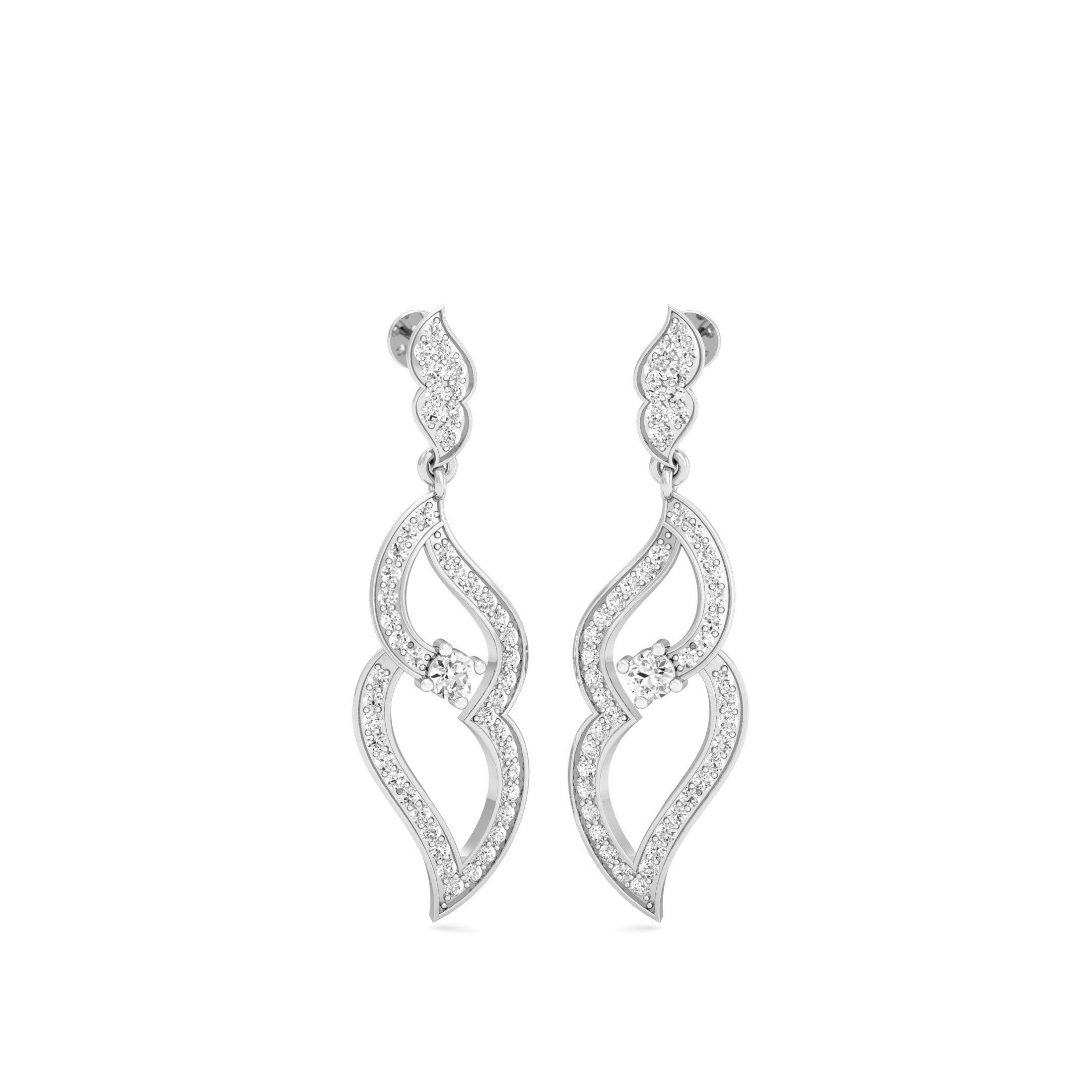White Gold Dangles
