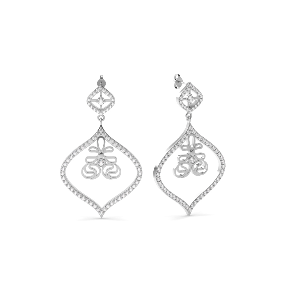 White Gold Dangles