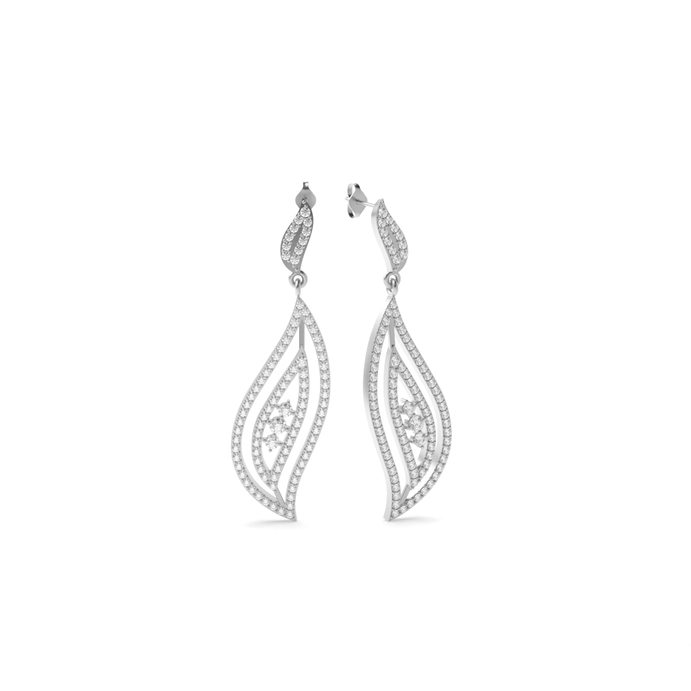 White Gold Dangles