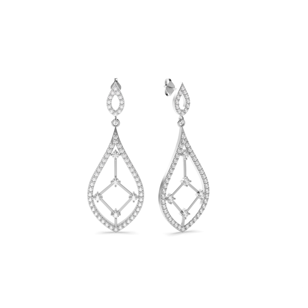 White Gold Dangles