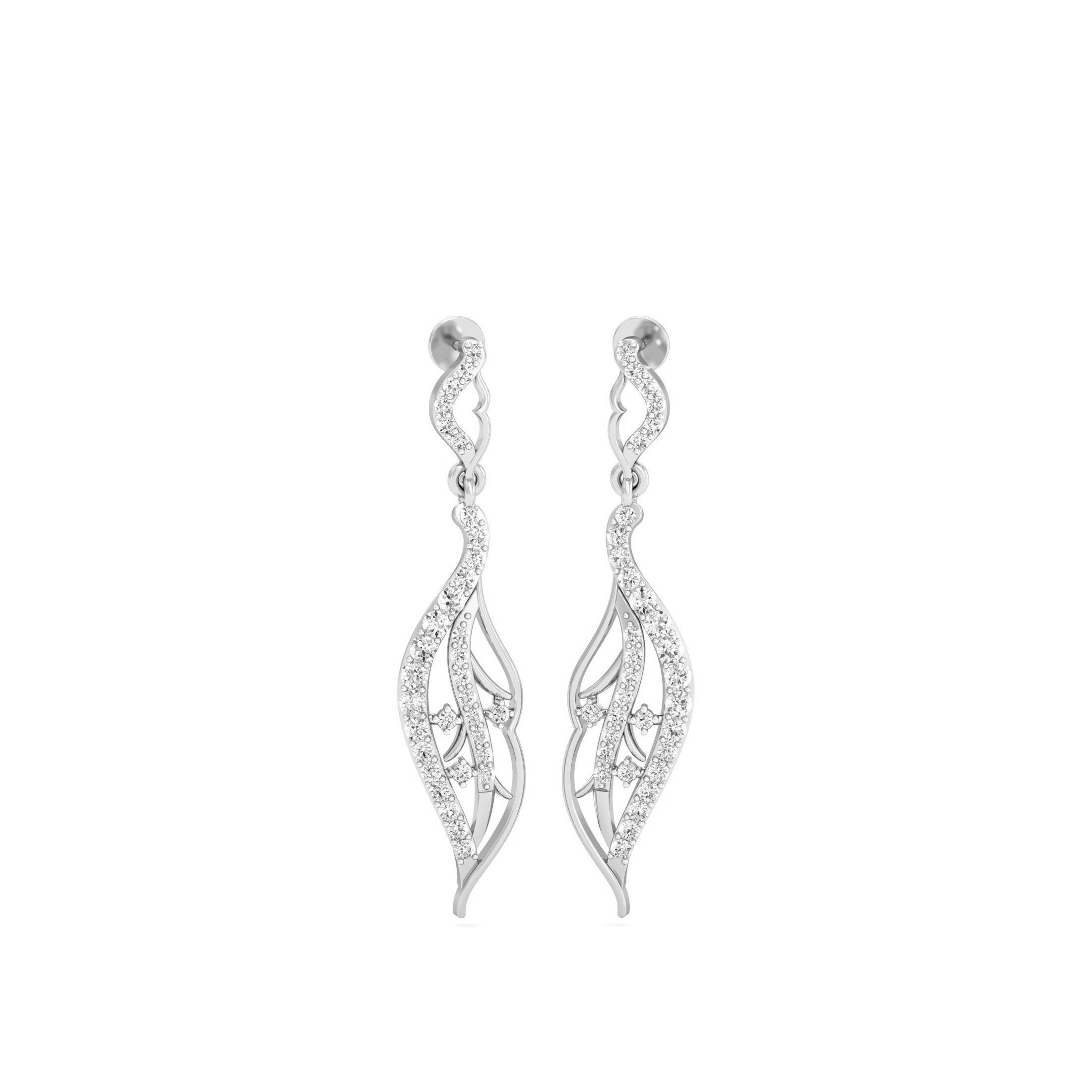White Gold Dangles