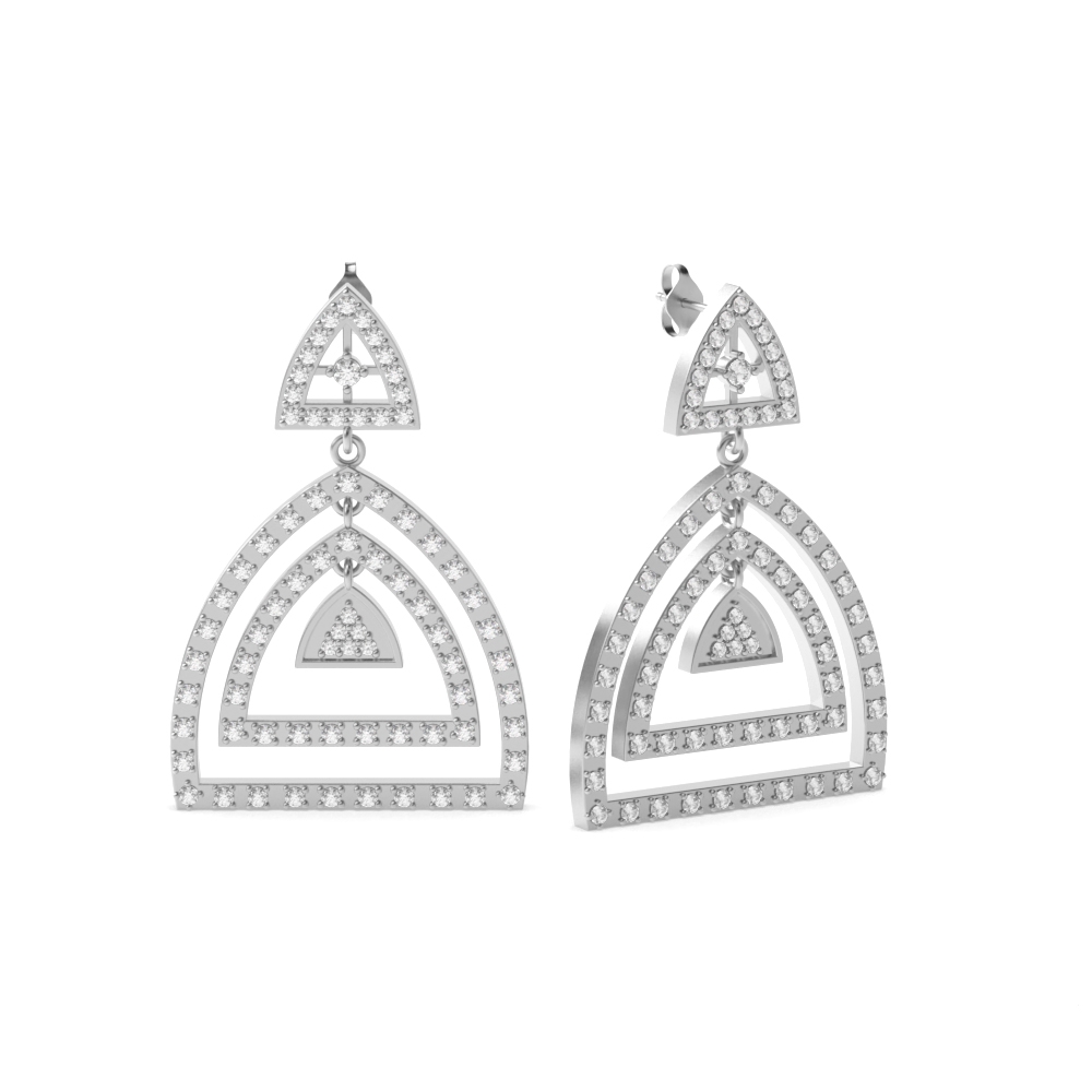 White Gold Dangles