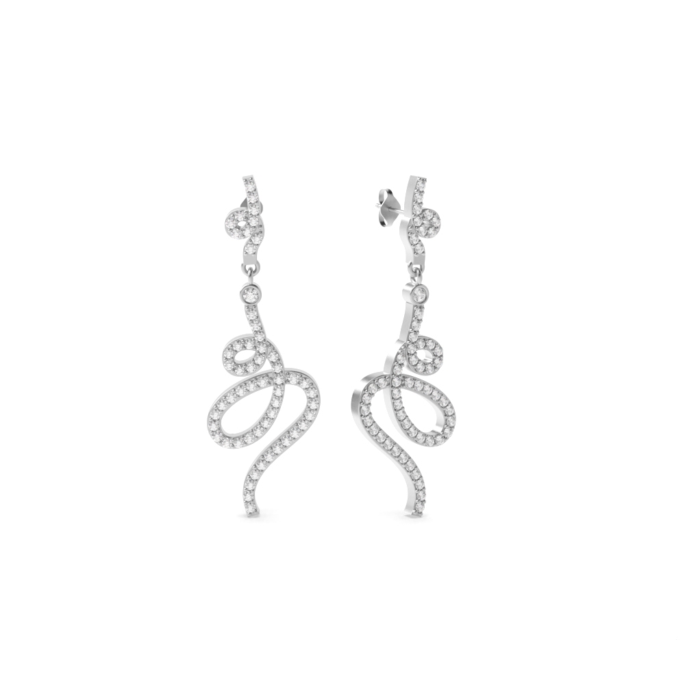 White Gold Dangles