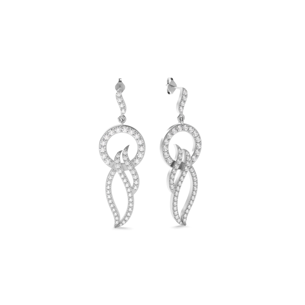 White Gold Dangles