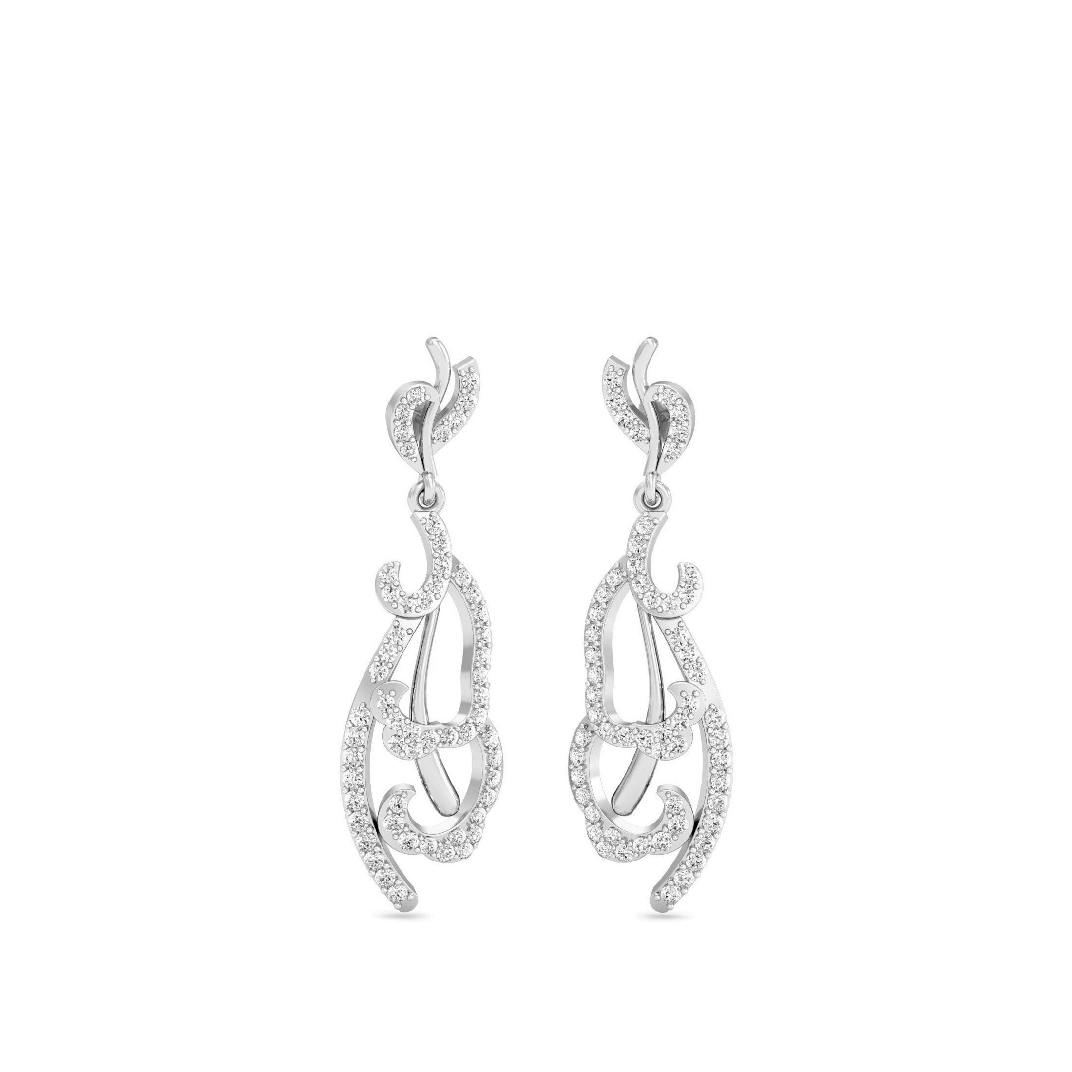 White Gold Dangles