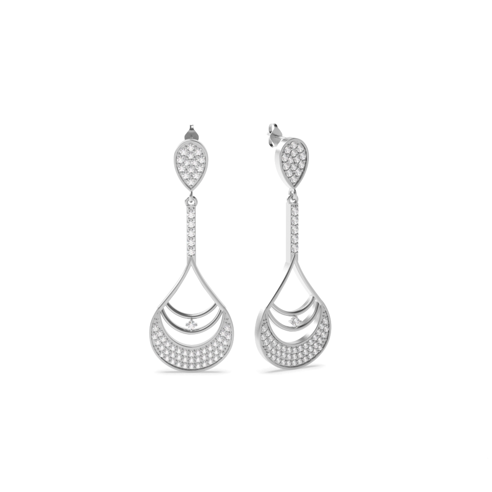 White Gold Dangles