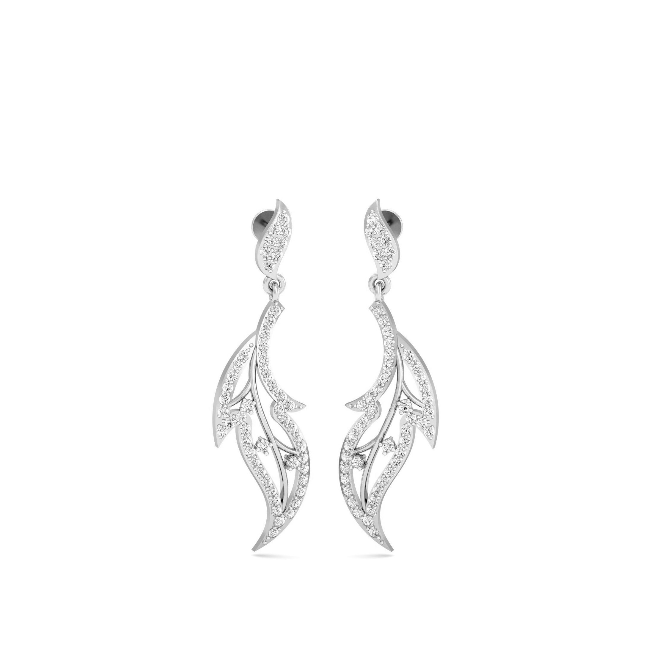 White Gold Dangles
