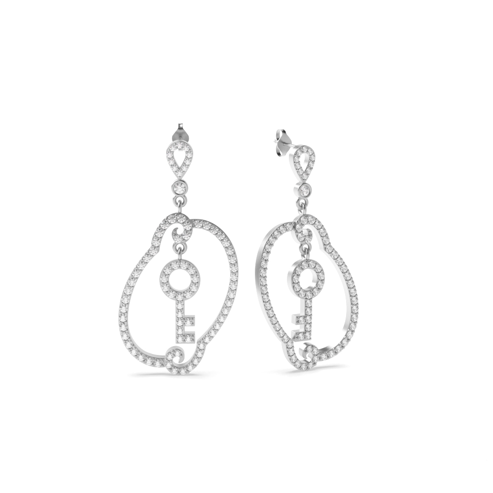 White Gold Dangles