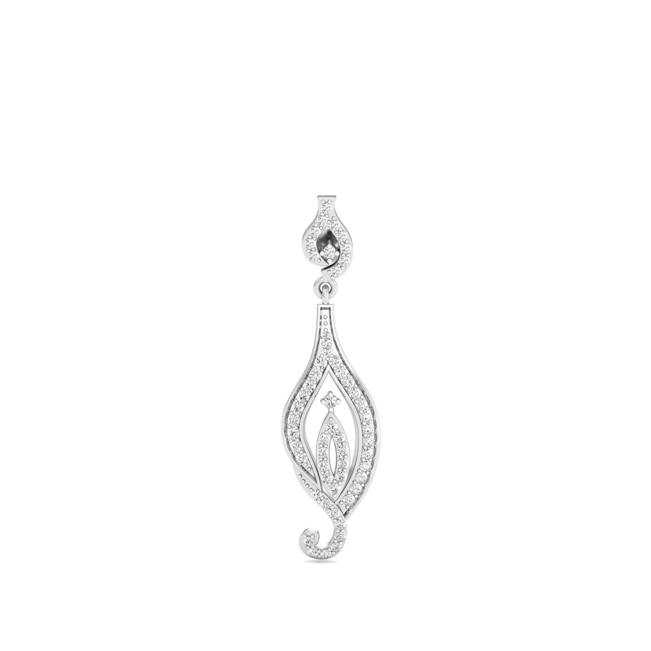 White Gold Dangles