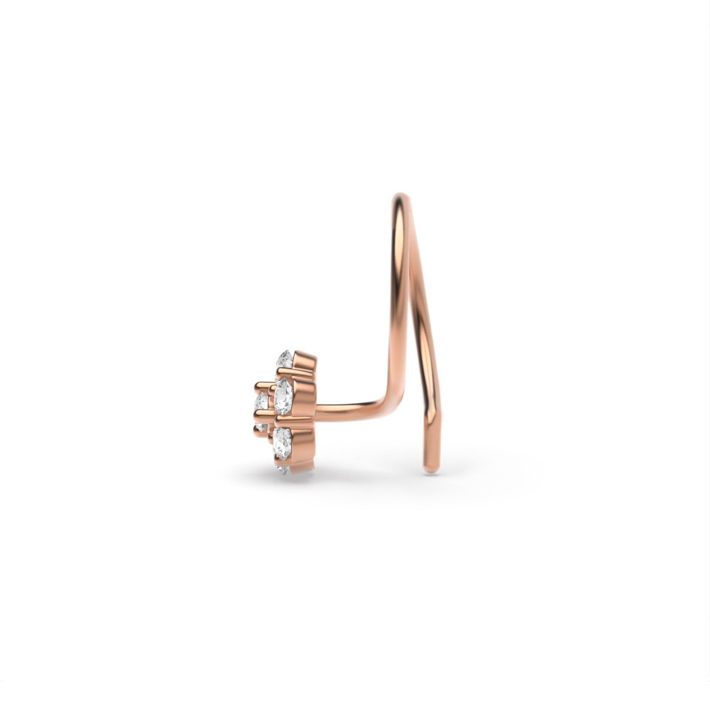 Rose Gold Nose Pin