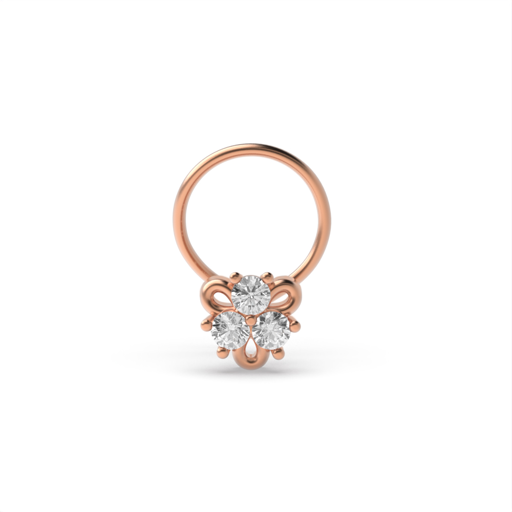 Rose Gold Nose Pin