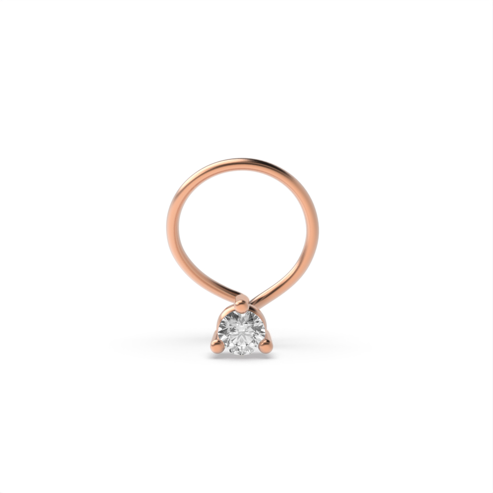 Rose Gold Nose Pin
