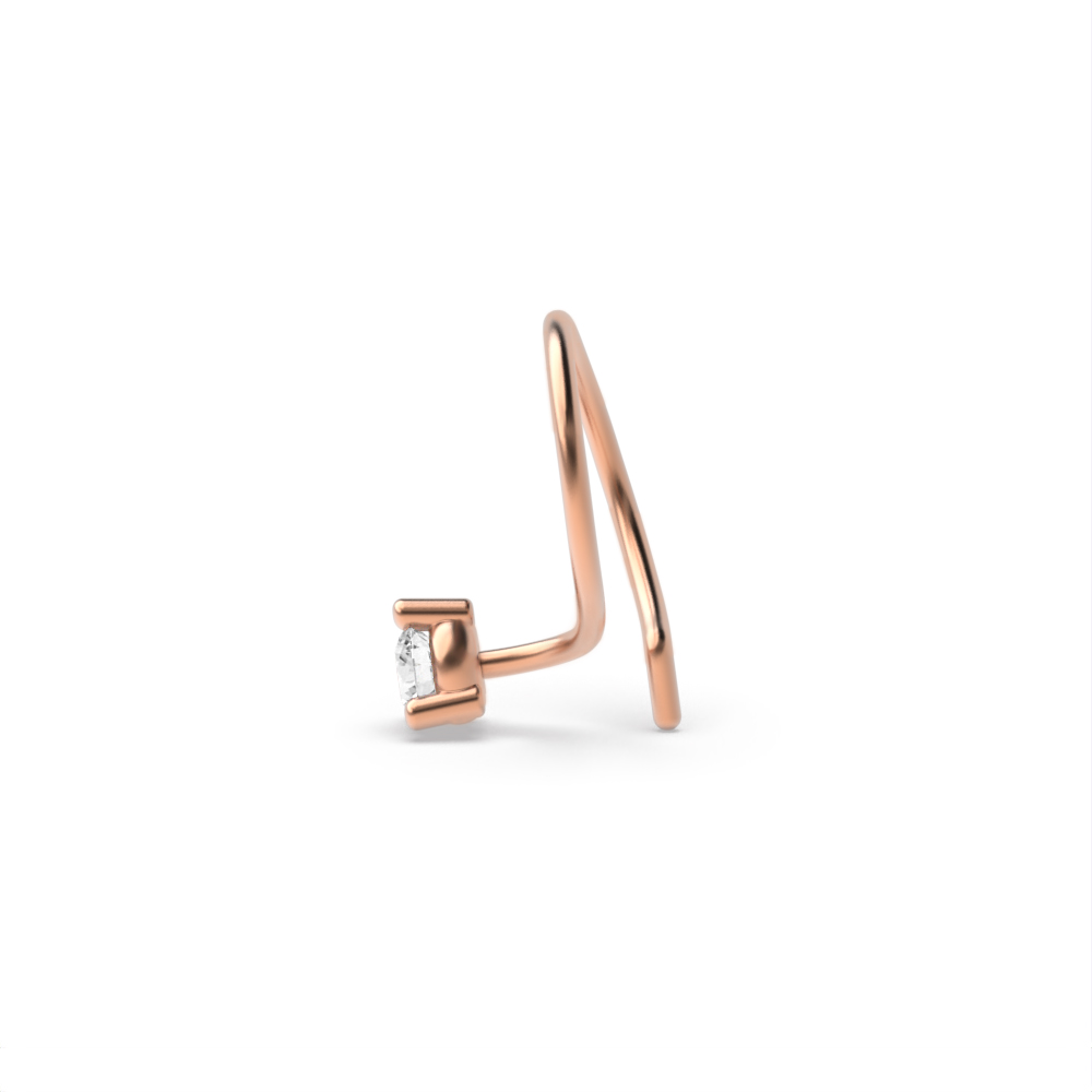 Rose Gold Nose Pin