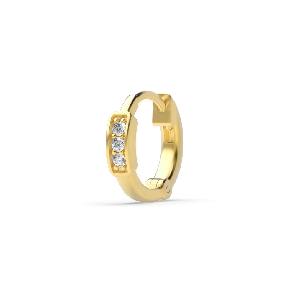 Yellow Gold Nose Ring