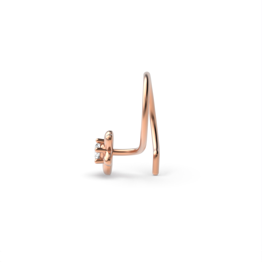 Rose Gold Nose Pin