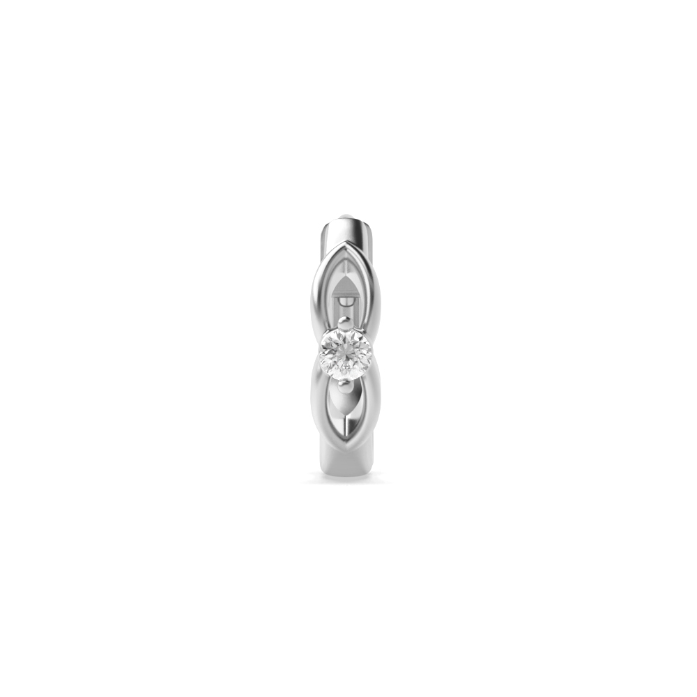 White Gold Nose Ring