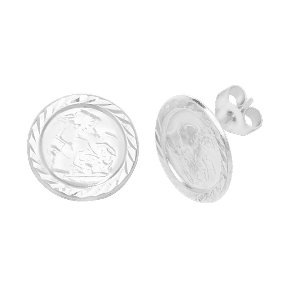Plain Metal Vintage Sarah Coventry stud earring