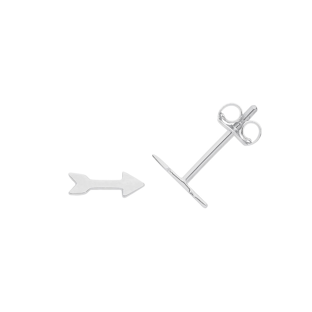 arrow shape stud earring