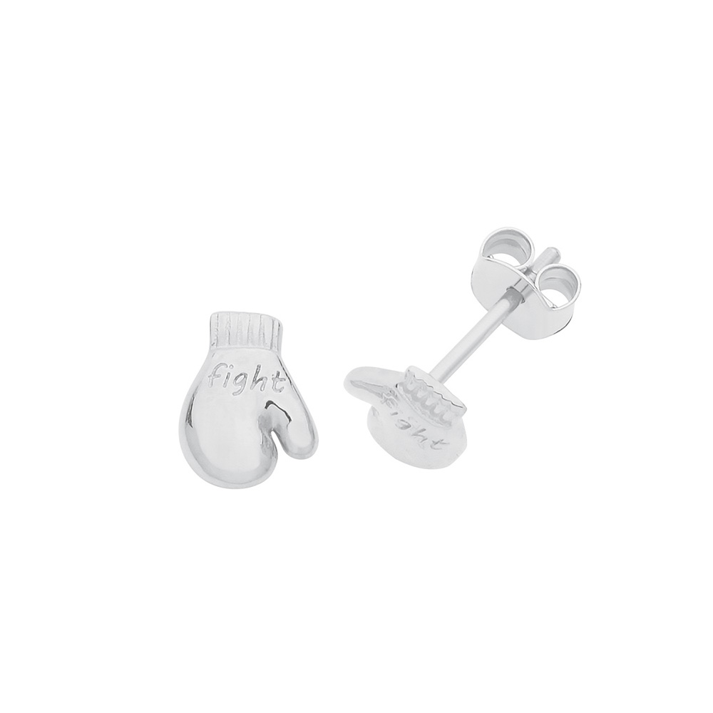 Channel the spirit of athleticism with these boxing gloves Earring