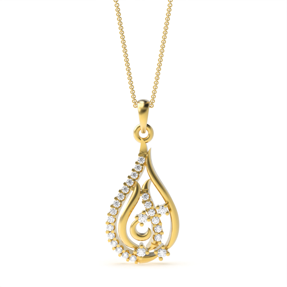 Yellow Gold designer-pendants