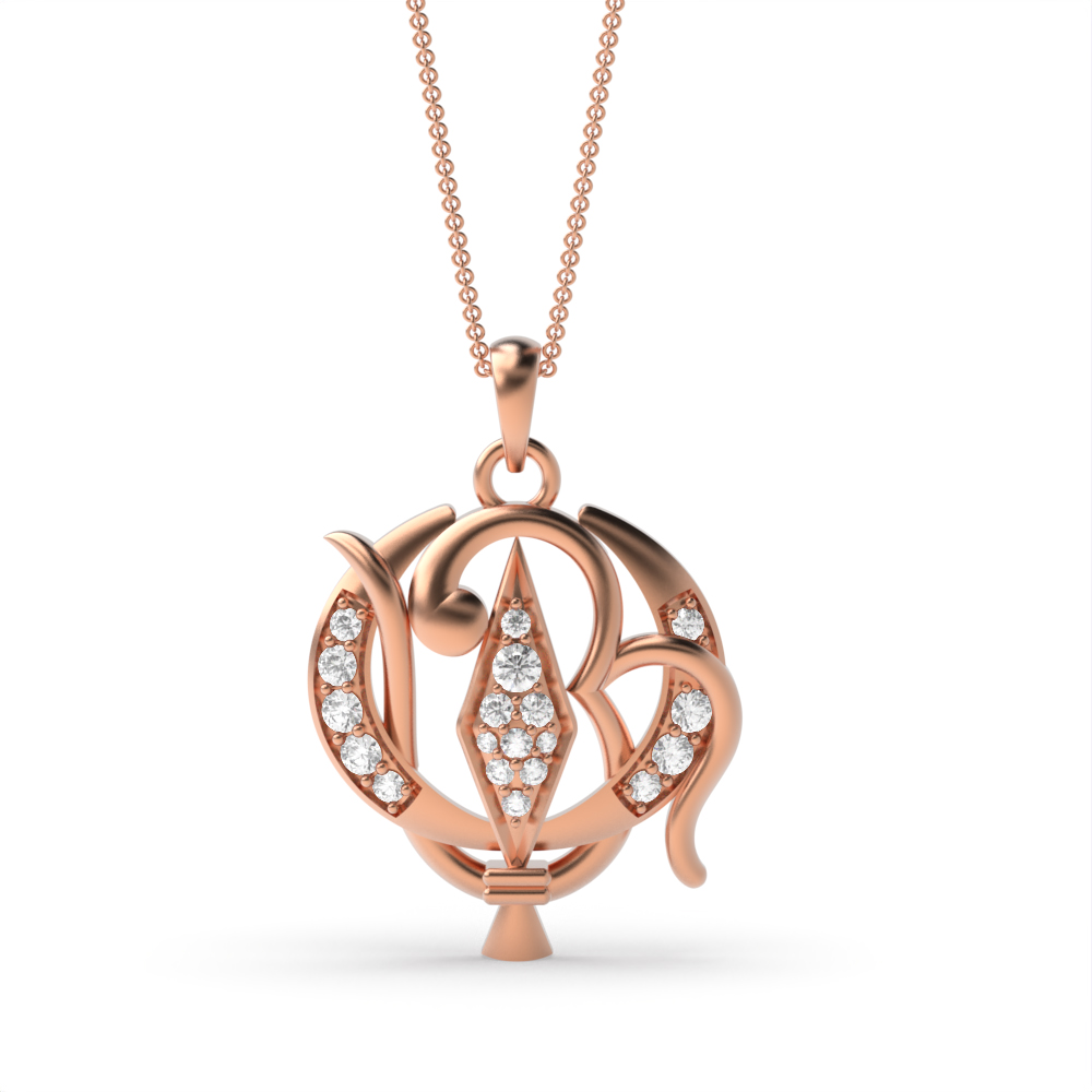 Rose Gold Religious pendants