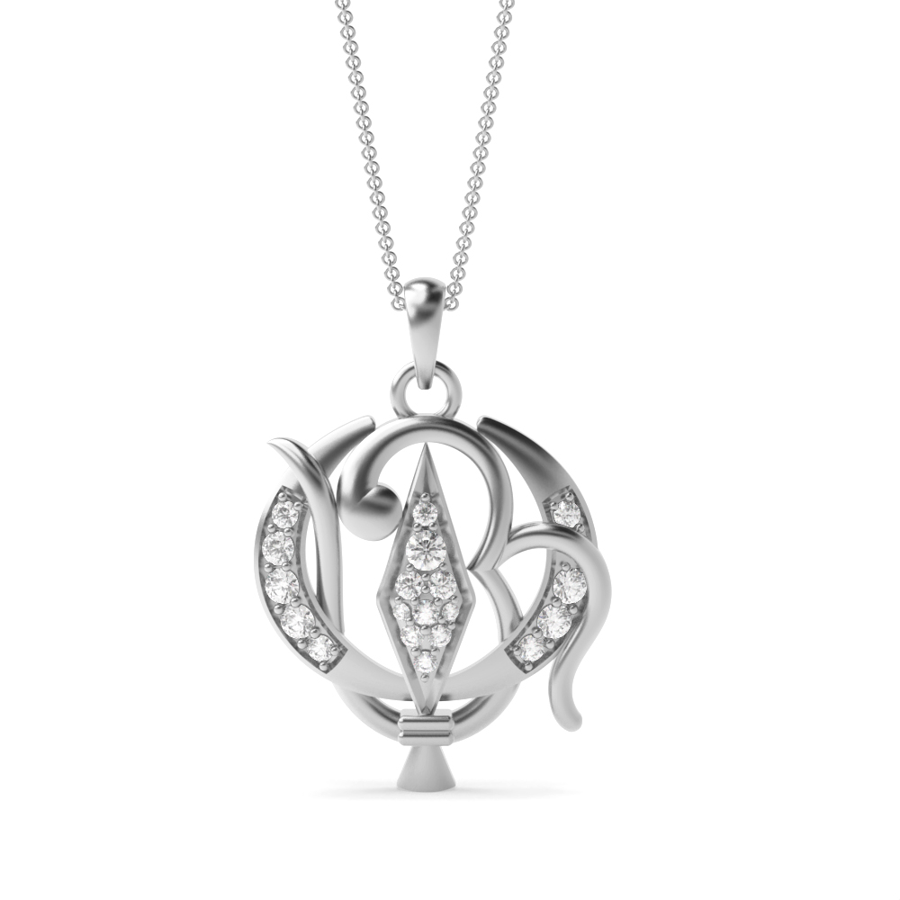 White Gold Religious pendants