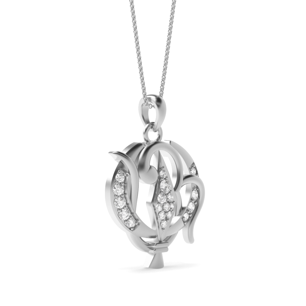 White Gold Religious pendants