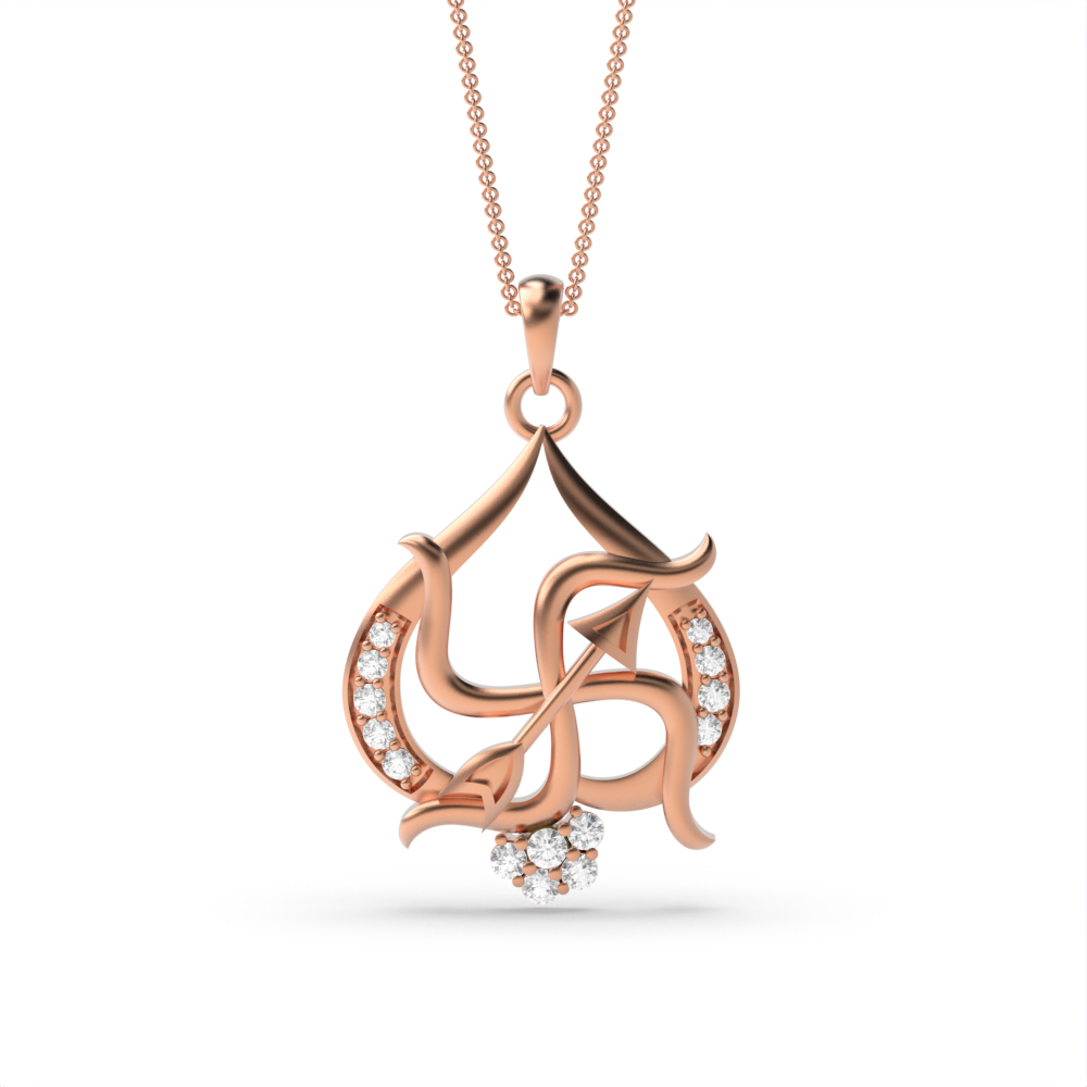 Rose Gold Religious pendants
