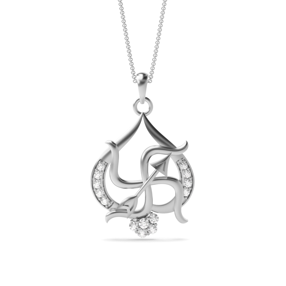 White Gold Religious pendants