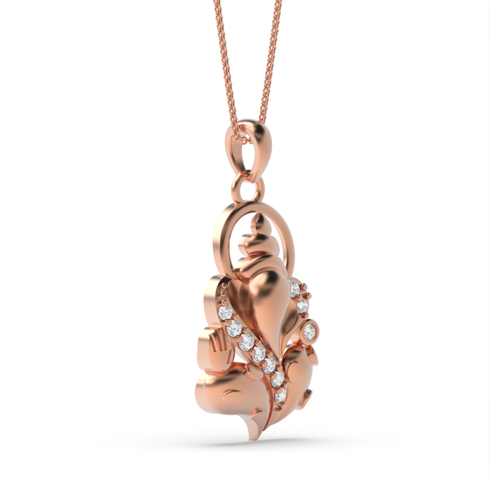Rose Gold Religious pendants