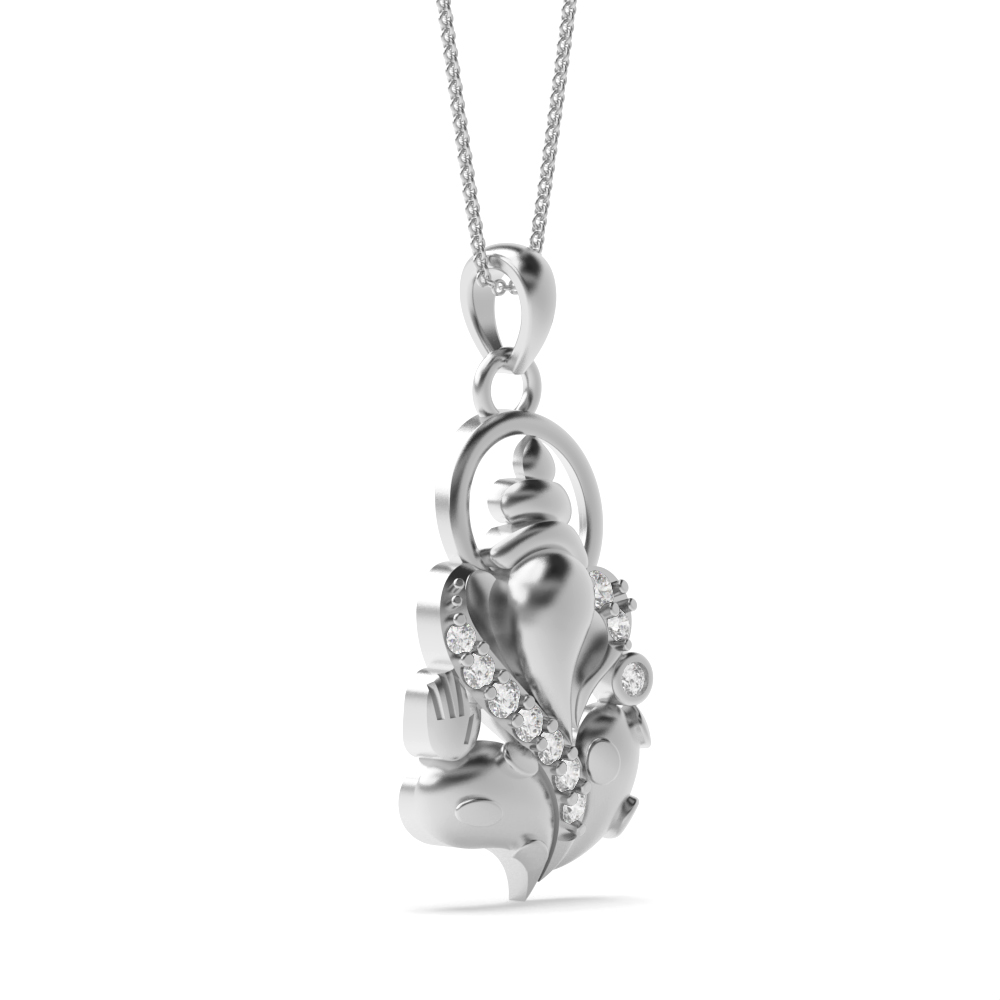 White Gold Religious pendants