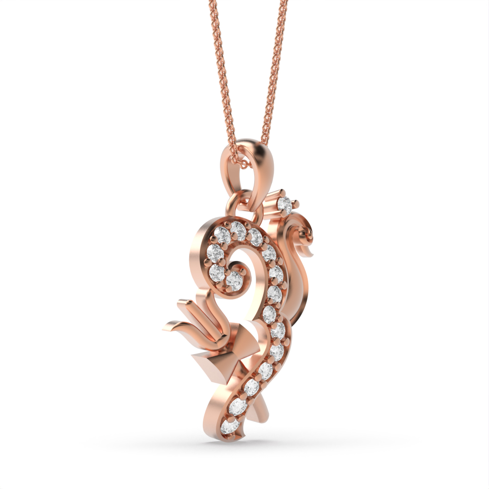 Rose Gold Religious pendants