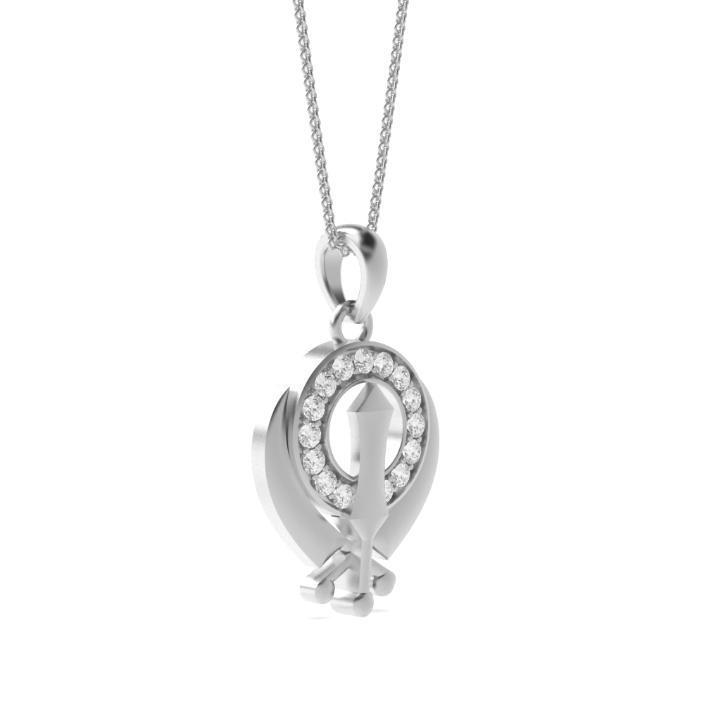 White Gold Religious pendants