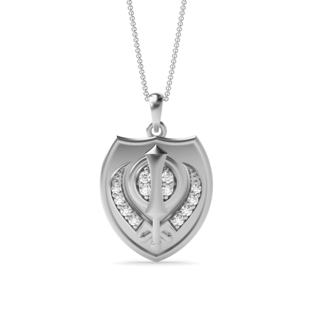 White Gold Religious pendants