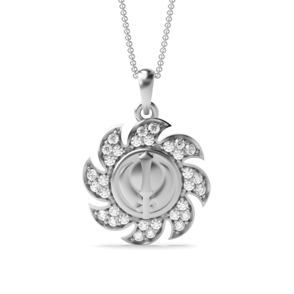 White Gold Religious pendants